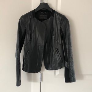 BCBG leather jacket
